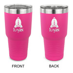 Space Explorer 30 oz Stainless Steel Tumbler - Pink - Double Sided (Personalized)