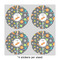 Space Explorer 4" Multipurpose Round Labels - Sheet