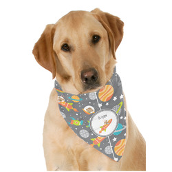 Space Explorer Dog Bandana Scarf w/ Name or Text