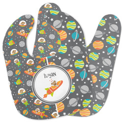 Space Explorer Baby Bib w/ Name or Text