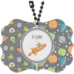 Space Explorer Rear View Mirror Decor (Personalized)