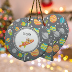 Space Explorer Ceramic Ornament w/ Name or Text