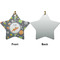 Space Explorer Ceramic Flat Ornament - Star Front & Back (APPROVAL)