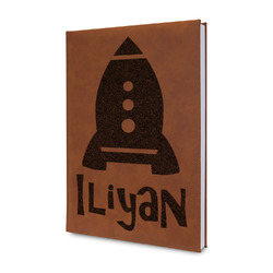 Space Explorer Leatherette Journal (Personalized)