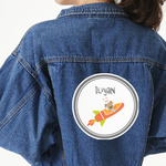 Space Explorer Large Custom Shape Patch - 2XL (Personalized)