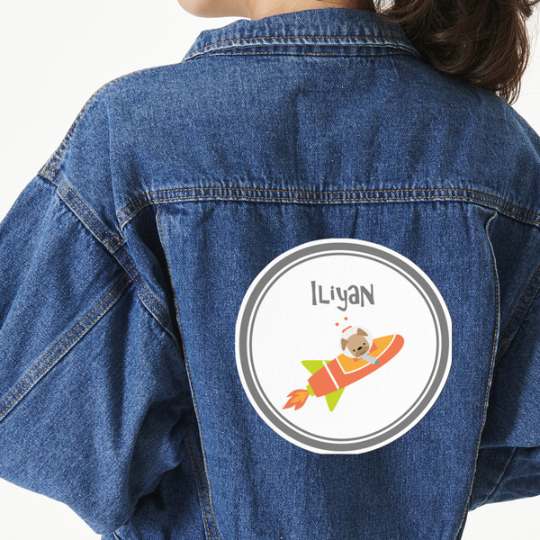 Custom Space Explorer Large Custom Shape Patch - 2XL (Personalized)