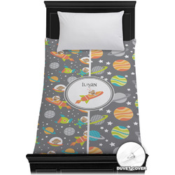 Space Explorer Duvet Cover - Twin XL (Personalized)