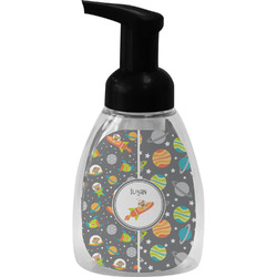 Space Explorer Foam Soap Bottle - Black (Personalized)