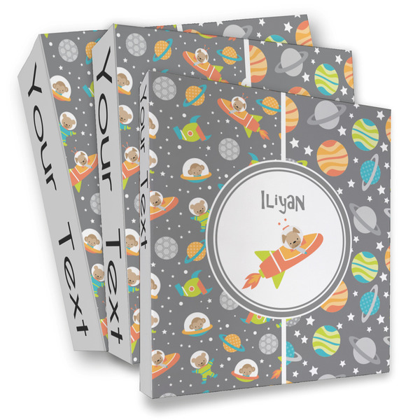 Custom Space Explorer 3 Ring Binder - Full Wrap (Personalized)