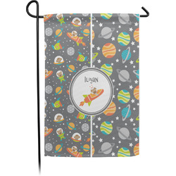 Space Explorer Garden Flag (Personalized)