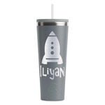 Space Explorer RTIC Everyday Tumbler with Straw - 28oz - Grey - Single-Sided (Personalized)