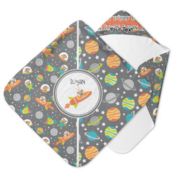Space Explorer Hooded Baby Towel (Personalized)