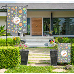 Space Explorer Large Garden Flag - Double Sided (Personalized)