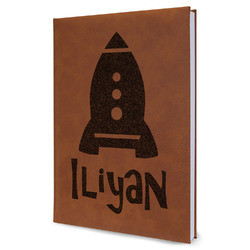 Space Explorer Leather Sketchbook (Personalized)
