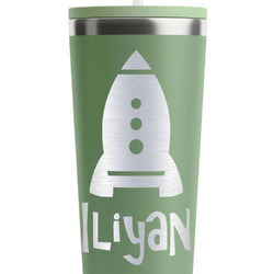 Space Explorer RTIC Everyday Tumbler with Straw - 28oz - Light Green - Double-Sided (Personalized)