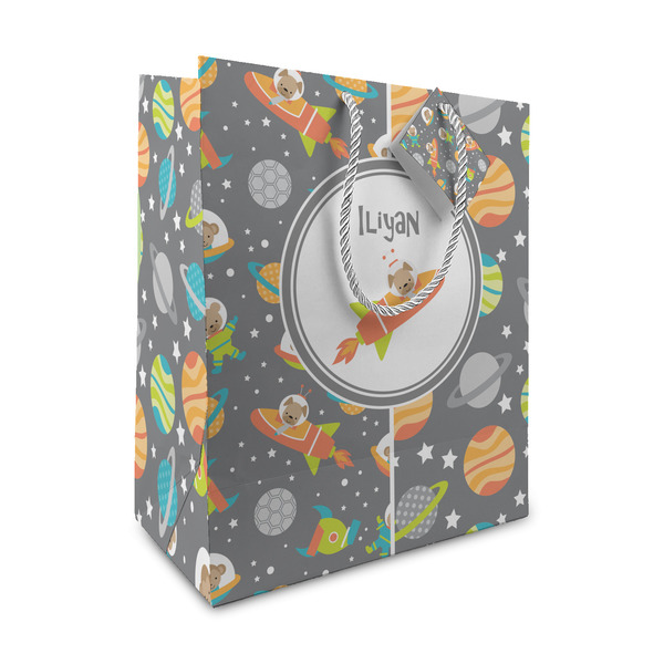 Custom Space Explorer Medium Gift Bag (Personalized)