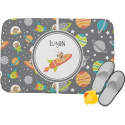 Space Explorer Memory Foam Bath Mat - 24"x17" (Personalized)