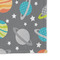 Space Explorer Microfiber Dish Rag - DETAIL