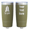 Space Explorer Olive Polar Camel Tumbler - 20oz - Double Sided - Approval