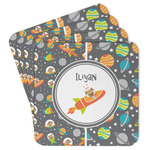 Space Explorer Paper Coasters w/ Name or Text