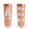 Space Explorer Peach RTIC Everyday Tumbler - 28 oz. - Front and Back