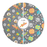 Space Explorer 5' Round Indoor Area Rug (Personalized)