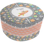 Space Explorer Round Pouf Ottoman (Personalized)