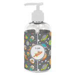 Space Explorer Plastic Soap / Lotion Dispenser (8 oz - Small - White) (Personalized)