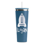 Space Explorer RTIC Everyday Tumbler with Straw - 28oz - Steel Blue - Double-Sided (Personalized)