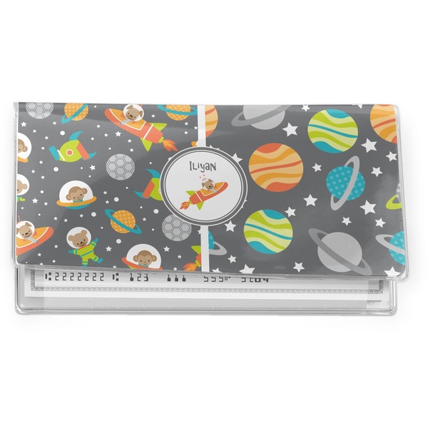 Custom Space Explorer Vinyl Checkbook Cover (Personalized)