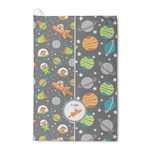 Space Explorer Waffle Weave Golf Towel (Personalized)