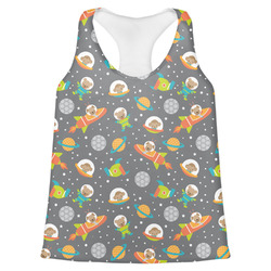 Space Explorer Womens Racerback Tank Top - Small