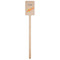 Space Explorer Wooden 6.25" Stir Stick - Rectangular - Single Stick