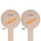 Space Explorer Wooden 6" Food Pick - Round - Double Sided - Front & Back