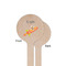 Space Explorer Wooden 6" Stir Stick - Round - Single Sided - Front & Back