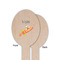 Space Explorer Wooden Food Pick - Oval - Single Sided - Front & Back