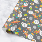 Space Explorer Wrapping Paper Roll - Medium (Personalized)