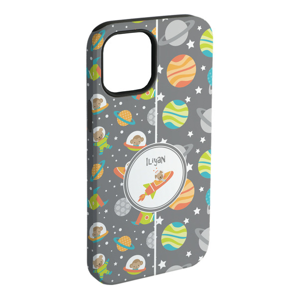 Custom Space Explorer iPhone Case - Rubber Lined - iPhone 15 Plus (Personalized)