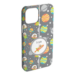 Space Explorer iPhone Case - Plastic - iPhone 15 Pro Max (Personalized)
