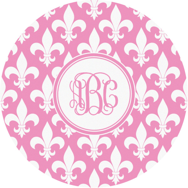 Custom Fleur De Lis Multipurpose Round Labels - 1" (Personalized)