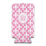 Fleur De Lis Can Cooler (tall 12 oz) (Personalized)