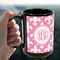 Fleur De Lis 15oz. Black Mug - LIFESTYLE