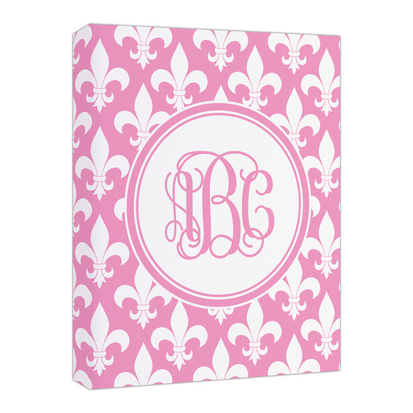 Custom Fleur De Lis Canvas Print - 16x20 (Personalized)