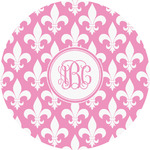 Fleur De Lis Multipurpose Round Labels - Custom Sized (Personalized)