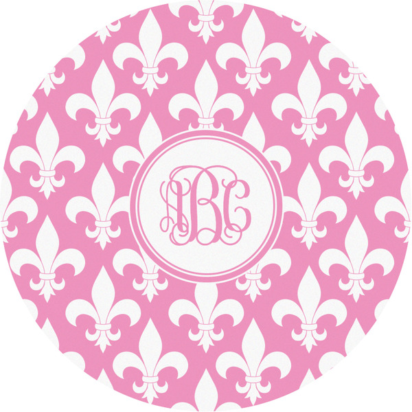 Custom Fleur De Lis Multipurpose Round Labels - 3" (Personalized)