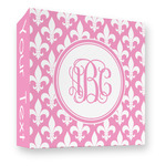 Fleur De Lis 3 Ring Binder - Full Wrap - 3" (Personalized)