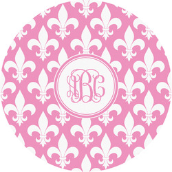 Fleur De Lis Multipurpose Round Labels - 5" (Personalized)