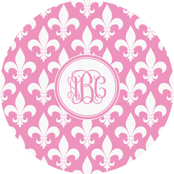 Custom Fleur De Lis Multipurpose Round Labels - 5" (Personalized)