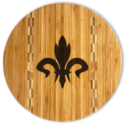 Fleur De Lis Bamboo Cutting Board