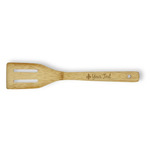 Fleur De Lis Bamboo Slotted Spatula - Single Sided (Personalized)